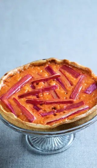 Koláč se žloutkovým krémem