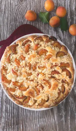 Supersnadný hrnkový meruňkový koláč