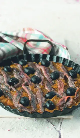 Pissaladière se sardelkami