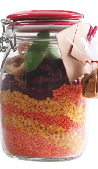 Kořeněná čočková polévka