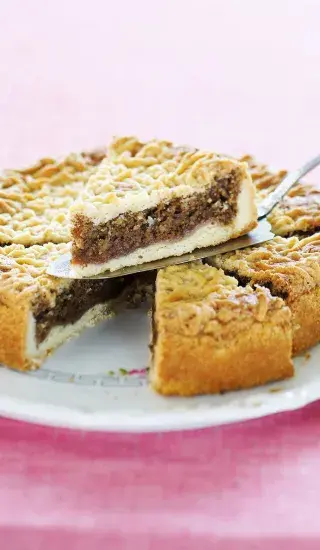 Křupavý ořechový koláč