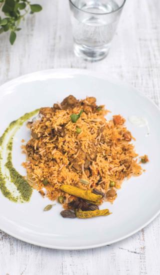 Biryani s kuřetem
