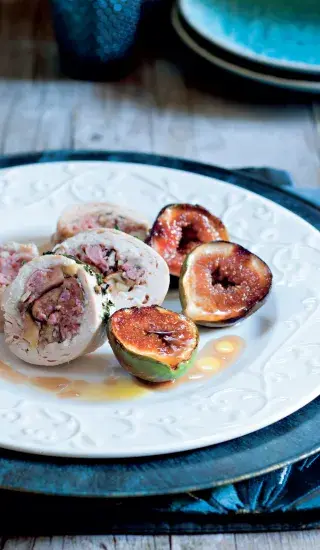 Kuřecí kapsa plněná fíky