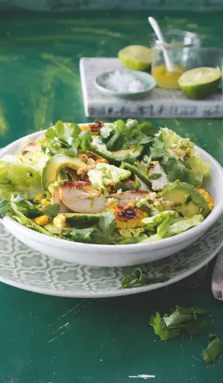Kuřecí salát s avokádem