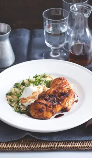 Glazovaná kuřecí prsíčka po marocku