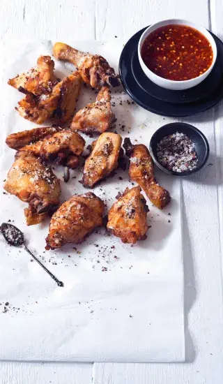 Kuře se sečuánským pepřem a solí