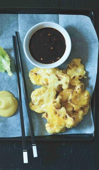 Květáková tempura