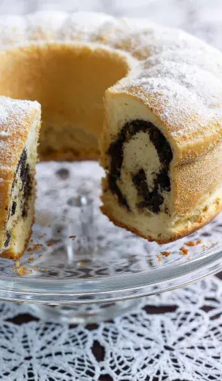 Kynutá bábovka s mákem