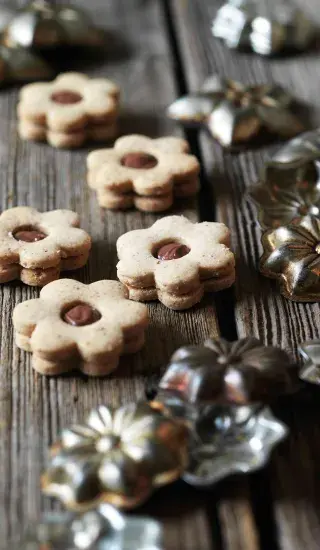 Kytičky s čokoládovou náplní