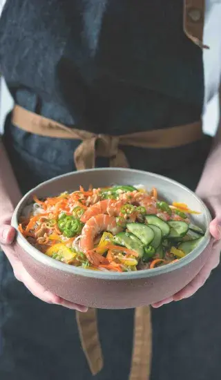 Letní závitky do misky