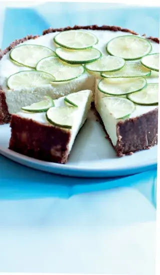 Limetkový cheesecake