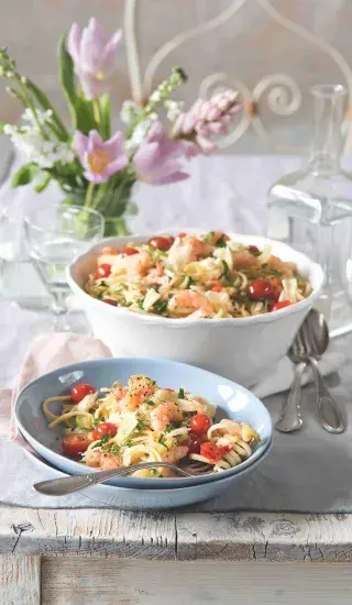 Linguine s krevetami