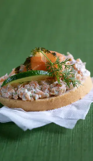 Lososové chlebíčky