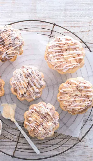 Mandlové bábovičky s džemem