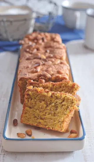 Mandlovo-mrkvový chlebíček