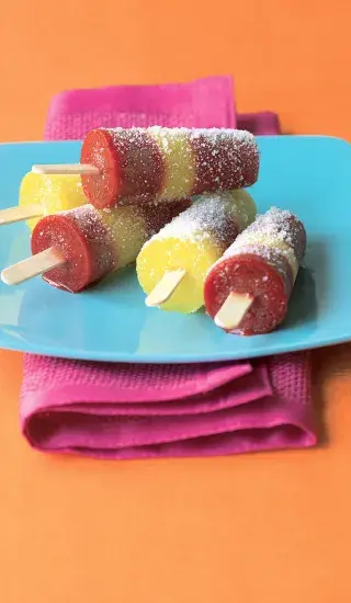 Mangovo-jahodové špalky