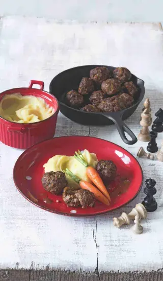 Masové kuličky s mrkví