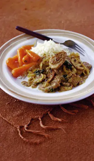 Vepřové na hořčici a smetaně