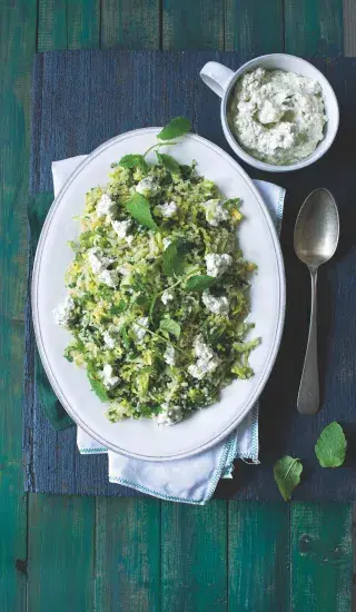 Křupavé placky & pesto z máty