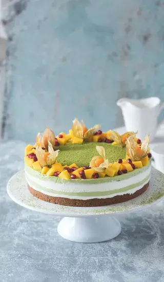 Matcha cheesecake