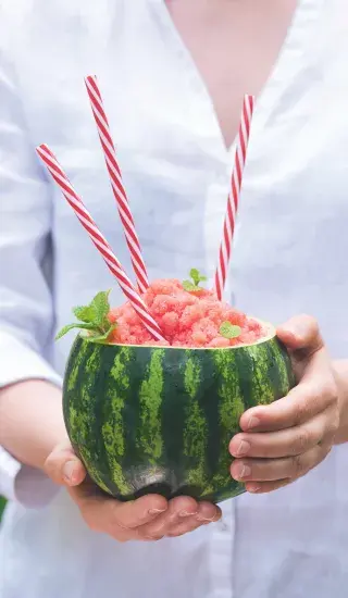 Melounovo-okurková tříšť