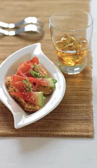 Melounový chlebíček