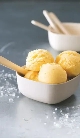 Mixovaná mangová zmrzlina