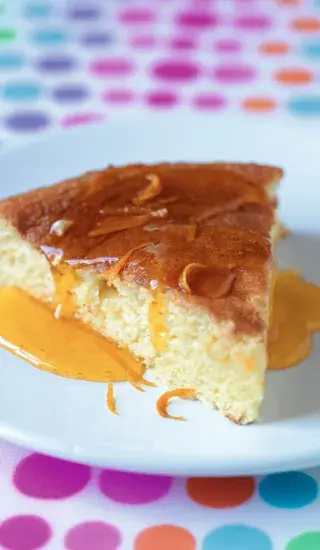 Moučník plný pomerančů