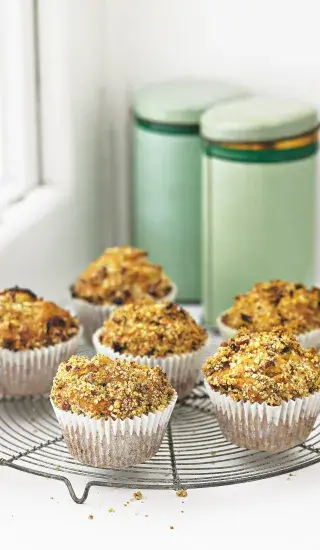 Jablečné muffiny s ořechy