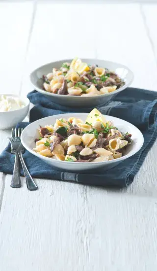 Mušličky s houbami a mascarpone