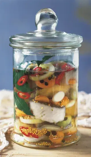 Naložená bílá ryba