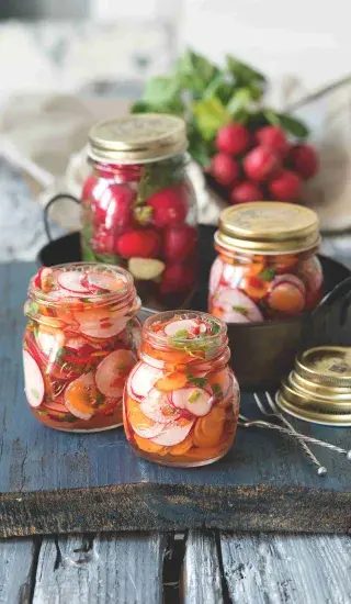 Nakládané ředkvičky narychlo