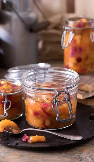 Nektarinkovo-fenyklové čatní