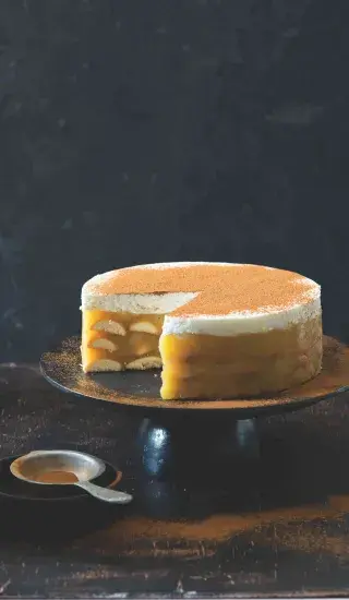 Nepečený jablečný dort