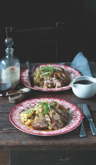 Ocásek pečený na pivu