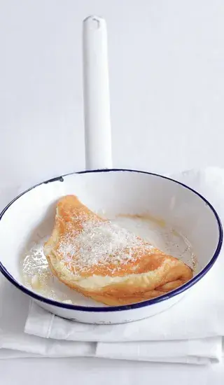 Omeleta s parmazánem