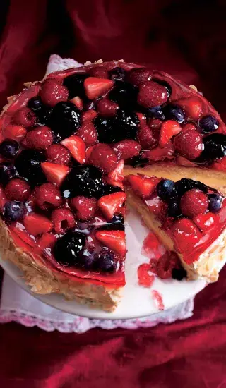 Ovocný dort se želé