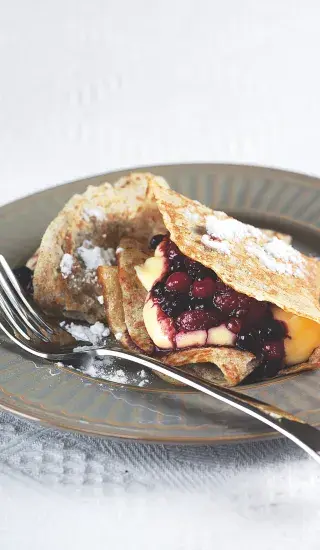 Palačinky s vanilkovým krémem