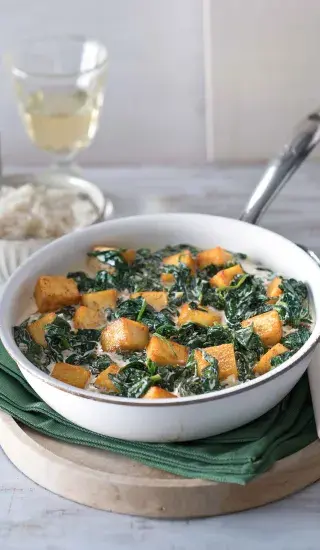 Panýr se špenátem