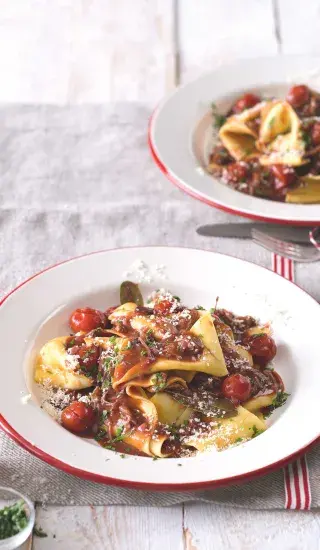 Pappardelle s kachním ragú