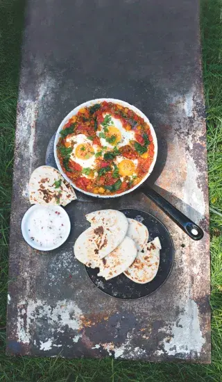 Papriky s čočkou a vejci