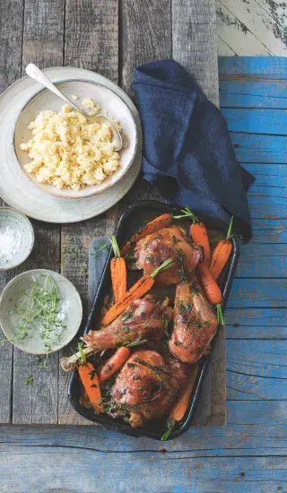 Pečená krůtí stehna