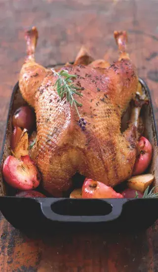 Pečená martinská husa