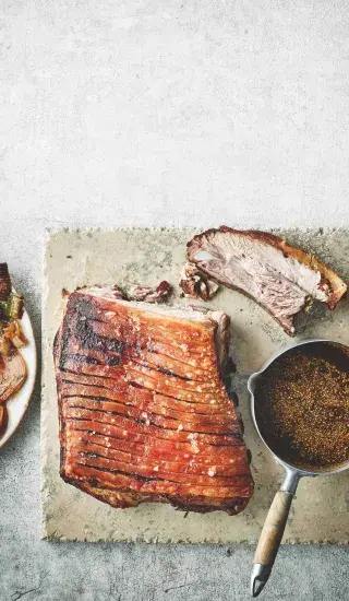 Pečený vepřový bůček