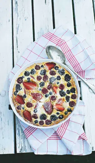 Pečený ovocný krém