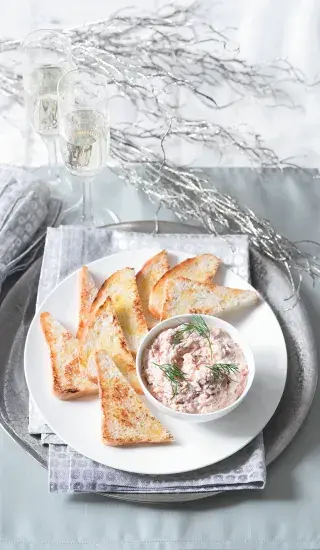 Lososové rillettes
