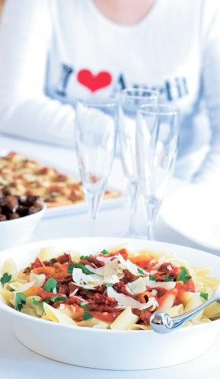 Penne all' arrabbiata