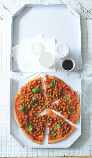 Pizza s cizrnou