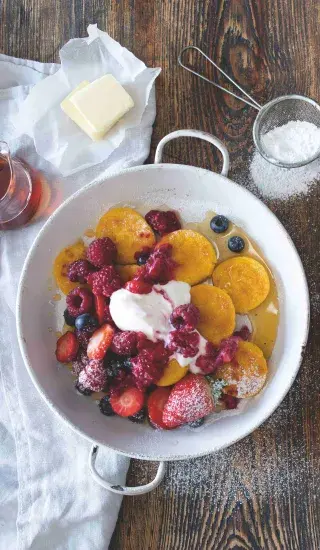 Polentové lívanečky