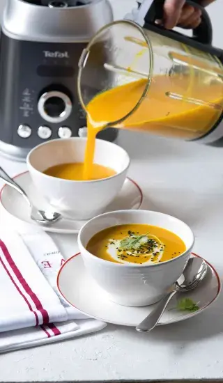 Mrkvový krém se zázvorem a kurkumou